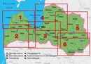 Wegenkaart - landkaart 5 Austrumvidzeme un Ziemellatgale , Oostelijk Vidzeme en Noordelijk Latgale | Jana Seta