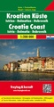 Wegenkaart - landkaart Kroatië kust - Croatia Coast - Kroatien Küste | Freytag & Berndt