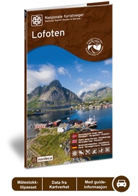Wegenkaart - landkaart 20014 Nasjonale Turistveger Lofoten | Nordeca