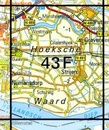Topografische kaart - Wandelkaart 43F Strijen | Kadaster