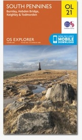 Wandelkaart - Topografische kaart OL21 Explorer South Pennines | Ordnance Survey