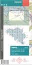 Topografische kaart - Wandelkaart 71/7-8 Topo25 Signeulx | NGI - Nationaal Geografisch Instituut