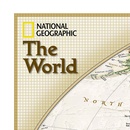 Wereldkaart Natuurkundig, oceaanbodem, 116 x 77 cm | National Geographic Wereldkaart natuurkundig, oceaanbodem, 116 x 77 cm | National Geographic