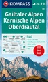 Wandelkaart 60 Gailtaler Alpen - Karnische Alpen - Oberdrautal | Kompass