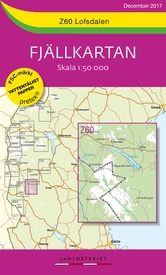 Wandelkaart Z60 Fjällkartan Lofsdalen | Lantmäteriet