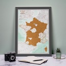 Scratch Map Frankrijk | 42 x. 59 cm | Maps International