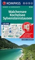Wandelkaart 06 Walchensee - Kochelsee - Sylvensteinstausee | Kompass