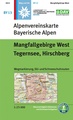 Wandelkaart BY13 Alpenvereinskarte Mangfallgebirge West | Alpenverein