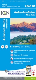 Wandelkaart - Topografische kaart 2048OT Aulus-les-Bains, Mont Valier | IGN - Institut Géographique National