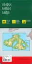 Wandelkaart - Wegenkaart - landkaart Lesbos | Freytag & Berndt