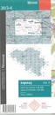Topografische kaart - Wandelkaart 30/3-4 Topo25 Ninove | NGI - Nationaal Geografisch Instituut