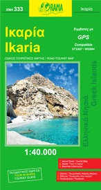 Wegenkaart - landkaart 333 Ikaria | Orama