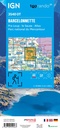Wandelkaart 3540OT Barcelonnette | IGN - Institut Géographique National