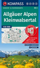 Wandelkaart Allgäuer Alpen, Kleinwalsertal | Kompass