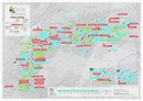Scratch Map Alpine Cycle Climbs | Maps International