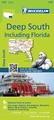 Wegenkaart - landkaart 177 Deep South and Florida  | Michelin