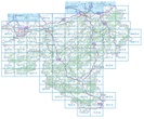 Overzicht topografische kaarten 1:25.000 België - Ardennen