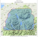 Wandelkaart Lake District Noord | Harvey Maps