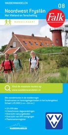 Wandelkaart 08 Noordwest Friesland Fryslan | Falk