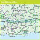 Fietskaart Cycle Map Great Western Way | Sustrans