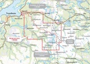 Wandelkaart Turkart Norge på tvers (Stjørdal-Sylan) | Calazo