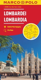 Wegenkaart - landkaart 02 Lombardei - Lombardije | Marco Polo