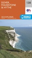 Wandelkaart - Topografische kaart 138 Explorer Dover, Folkstone, Hythe | Ordnance Survey