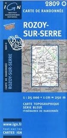 Wandelkaart - Topografische kaart 2809O SB - Serie Bleue Rozoy-sur-Serre | IGN - Institut Géographique National