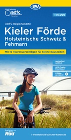 Fietskaart ADFC Regionalkarte Kieler Förde, Fehmarn, Holsteinische Schweiz | BVA BikeMedia