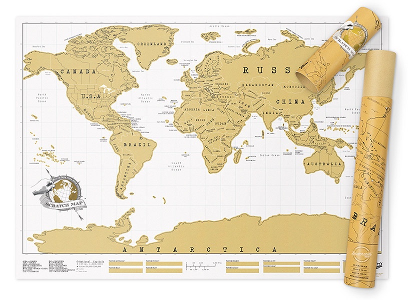 Map Wereldkaart | Luckies | 5060146590310 | De Zwerver