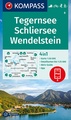 Wandelkaart 8 Tegernsee - Schliersee - Wendelstein | Kompass