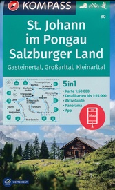 Wandelkaart 80 St. Johann im Pongau - Salzburger Land | Kompass
