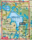 Wandelkaart - Fietskaart - Waterkaart Müritz | Grunes Herz