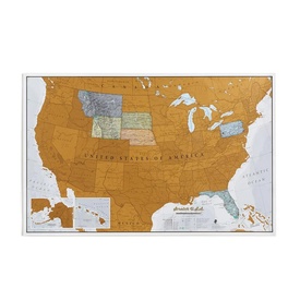 Scratch Map USA | 84 x 59 cm | Maps International