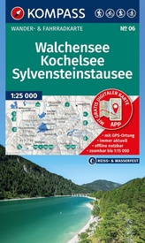 Wandelkaart 06 Walchensee - Kochelsee - Sylvensteinstausee | Kompass