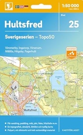 Topografische kaart - Wandelkaart 25 Sverigeserien Hultsfred | Norstedts