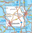 Topografische kaart L3508 Nordhorn | LGL Niedersachsen