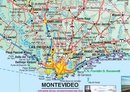 Wegenkaart - landkaart Uruguay & Montevideo | ITMB