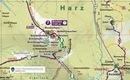 Wandelkaart - Fietskaart Harzer Grenzweg | Schmidt Buch Verlag