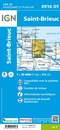 Wandelkaart - Topografische kaart 0916OT Saint-Brieuc | IGN - Institut Géographique National