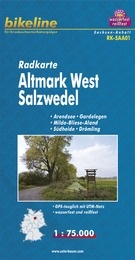 Fietskaart SAA01 Bikeline Radkarte Altmark West - Salzwedel | Esterbauer
