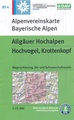 Wandelkaart BY04 Alpenvereinskarte Allgäuer Hochalpen | Alpenverein