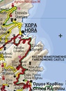 Wegenkaart - landkaart 8 Touring Map Cyclades | Terrain maps