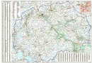 Wegenkaart - landkaart Macedonië - Macedonia | Gizi Map