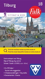 Stadsplattegrond 18 Citymap & more Tilburg | Falk