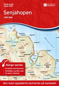 Wandelkaart - Topografische kaart 10151 Norge Serien Senjahopen | Nordeca