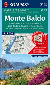 Wandelkaart 129 Monte Baldo | Kompass