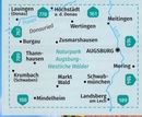 Wandelkaart 162 Augsburg - Westliche Wälder | Kompass
