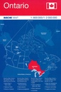 Wegenkaart - landkaart Ontario | Busche Map