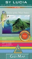 Wegenkaart - landkaart St Lucia | Gizi Map